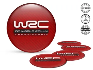WRC Wheel Badge Edition Resin Domed Labels